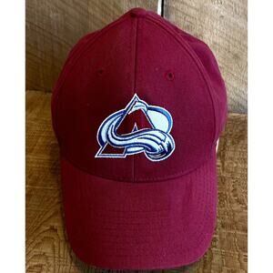 Colorado Avalanche Hat Cap Strapback Red Adjustable With Tag Vintage